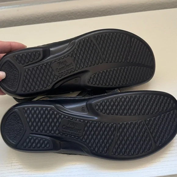 Finn Comfort Gomera Black Women Sandals 40 - Picture 8 of 11